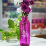 گلدان شیشه ای بزرگ طرح یا امیرالمومنین به تو نازم