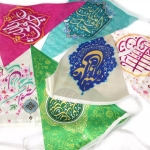 ریسه ساتن مثلثی طرح عید غدیر
