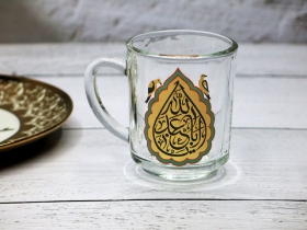 لیوان دسته دار طرح یا اباعبدالله - محرم