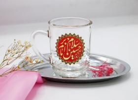لیوان دسته دار طرح سلام بر امام حسین - محرم