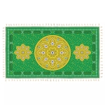 تصویر  سفره سپاس شش نفره/ 120*220 سانتی متر / سبز
