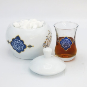 قندان  چینی طرح یا حسین ابن علی الشهید