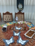 تصویر  بیرق خانگی یا فاطمه(س) طرح  انار - 35*50