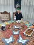 تصویر  بیرق خانگی یا فاطمه(س) طرح  انار - 35*50