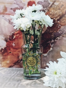 گلدان شیشه ای طرح یا اباصالح المهدی