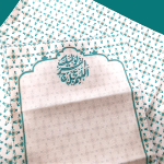 تصویر  جانماز دو تیکه طرح اللهم عجل لولیک الفرج