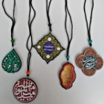 تصویر  آویز آینه اتوموبیل طرح علی ولی الله