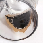 استکان کمر باریک دسته دار طرح حسین منی و انا من حسین - بسته 6 عددی