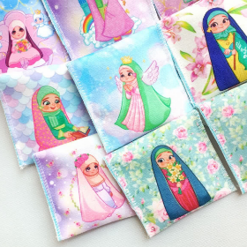 جانماز جیبی دخترانه طرح های حجاب