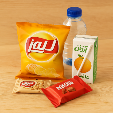 تصویر برای دسته  خوراکی های یکبار مصرف