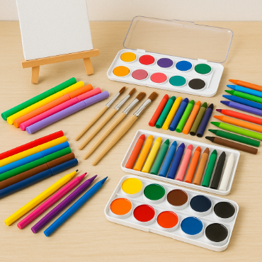 تصویر برای دسته  ابزار و ملزومات هنری