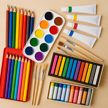 تصویر برای دسته  ابزار نقاشی و رنگ آمیزی