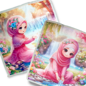 حوله دست و صورت دخترانه