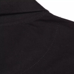 تیشرت مشکی یقه دار آستین کوتاه - سایز  دو ایکس لارج XXL