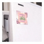 تصویر  مگنت مربع فاطمه پاره تن من است - صورتی