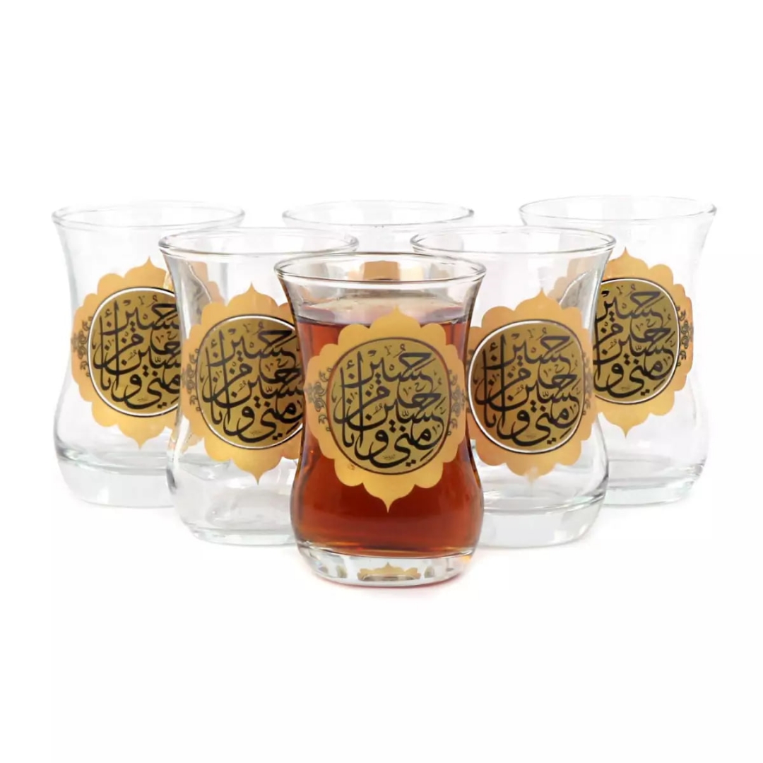 استکان کمر باریک طرح حسین منی و انا من حسین