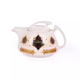 قوری چینی مدل هتلی طرح حسین منی و انا من حسین