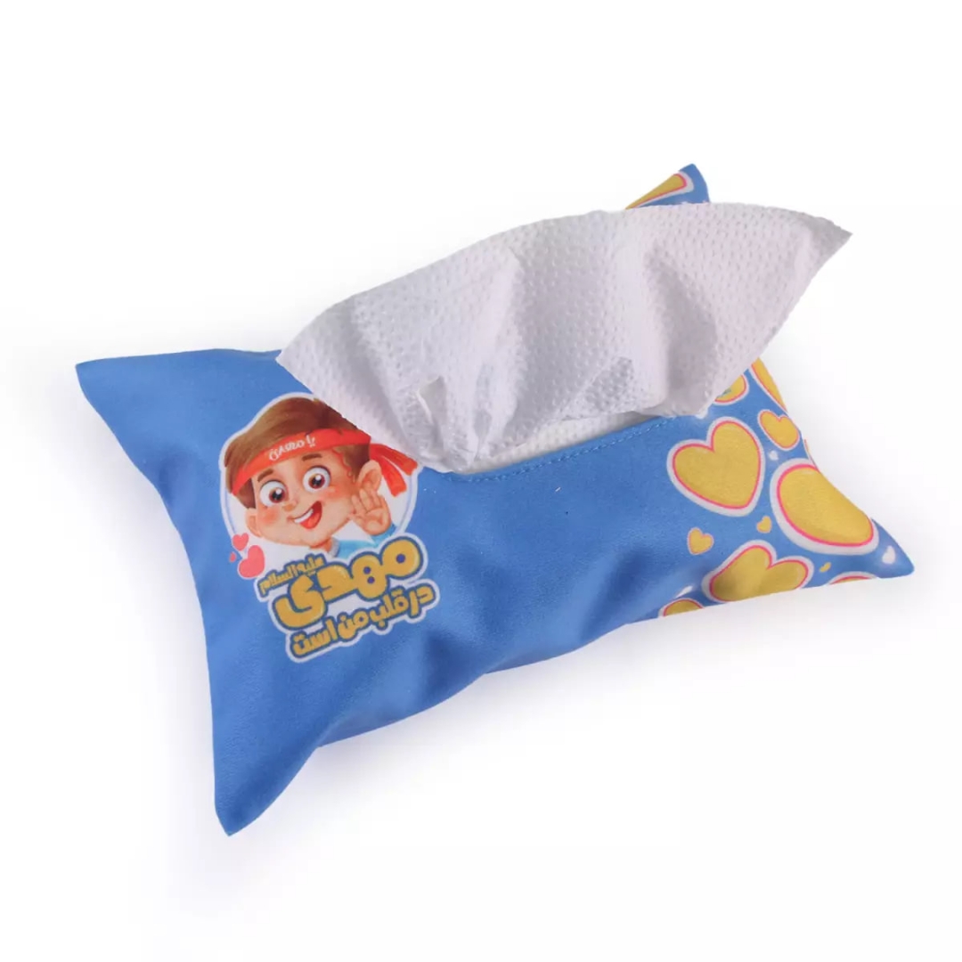 کاور دستمال کاغذی طرح مهدی علیه السلام درقلب من است