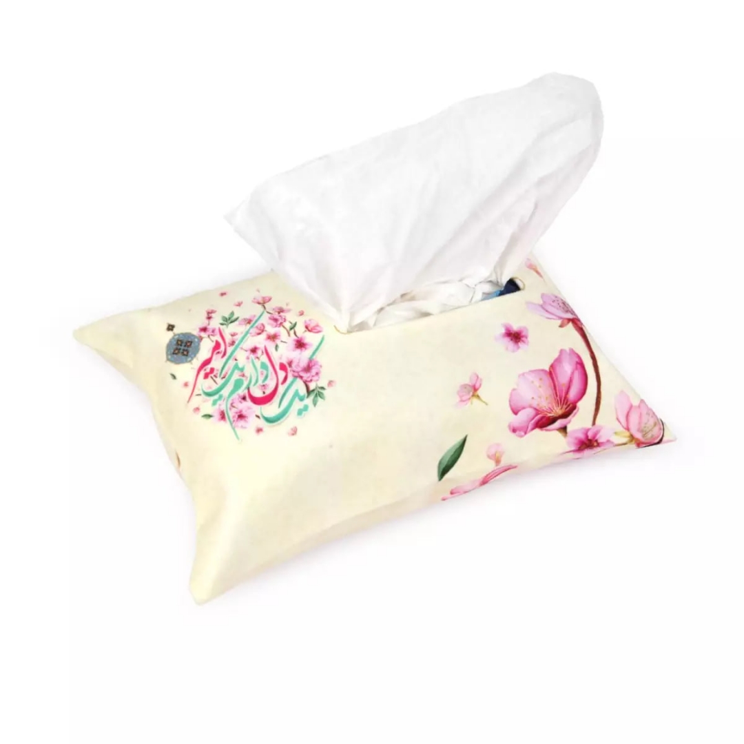 کاور دستمال کاغذی طرح  یک دل دارم یک امیر