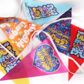 ریسه ساتن مثلثی طرح نیمه شعبان