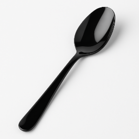 خرید قاشق یکبار مصرف مشکی بسته 50 عددی | فروشگاه دیدار
