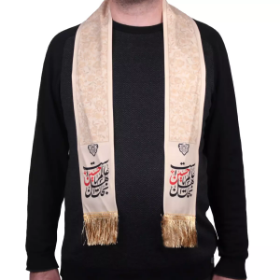 خرید شال مخمل طرح نجات اهل عالم با حسین است کرم | فروشگاه دیدار