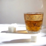 استکان عینکی طرح یا فاطمه الزهرا