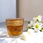 استکان عینکی طرح یا فاطمه الزهرا