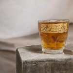 استکان عینکی طرح یا فاطمه الزهرا